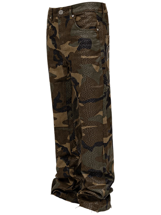Python Camo Denim