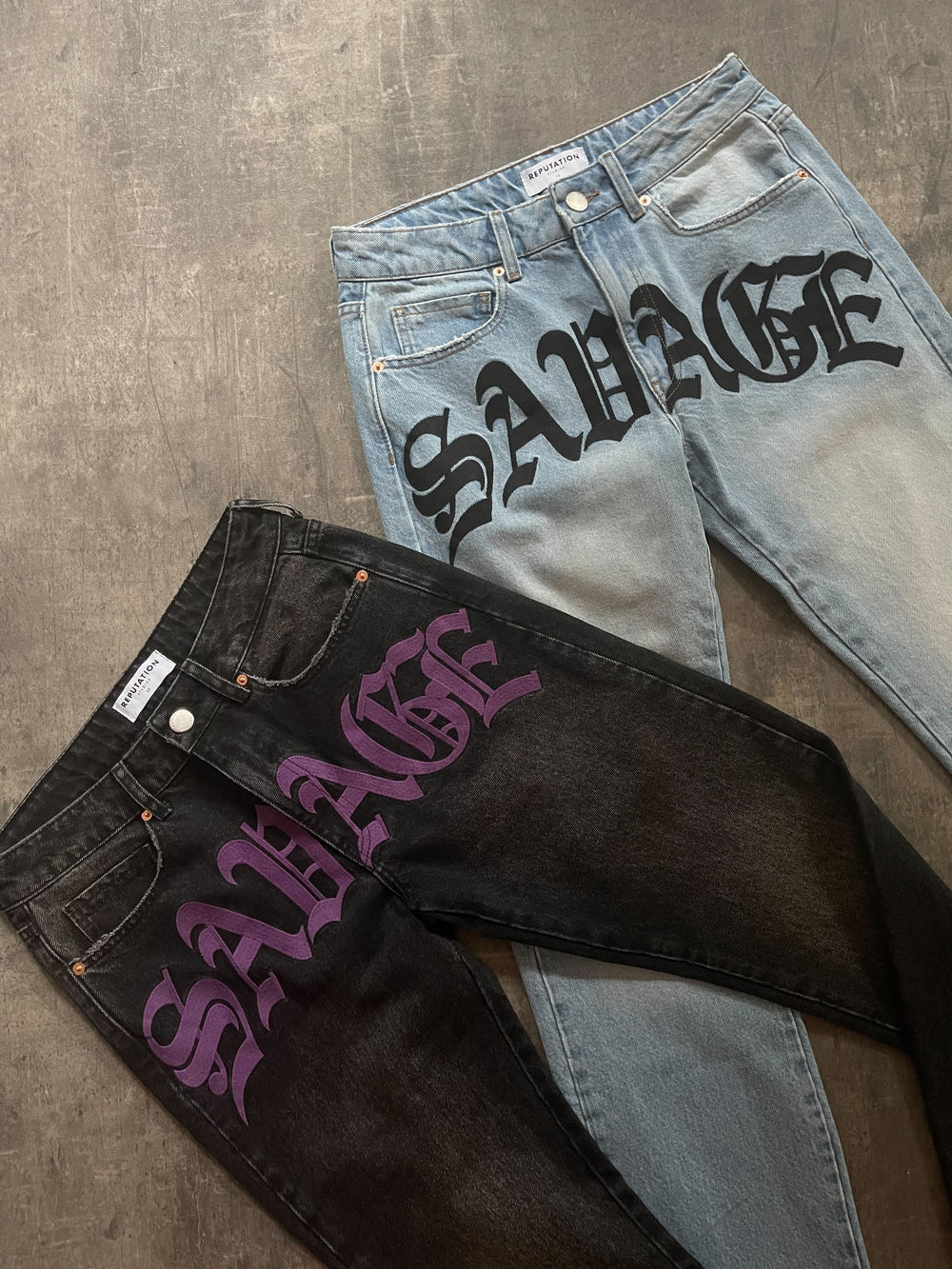 SAVAGE DENIM - BLACK