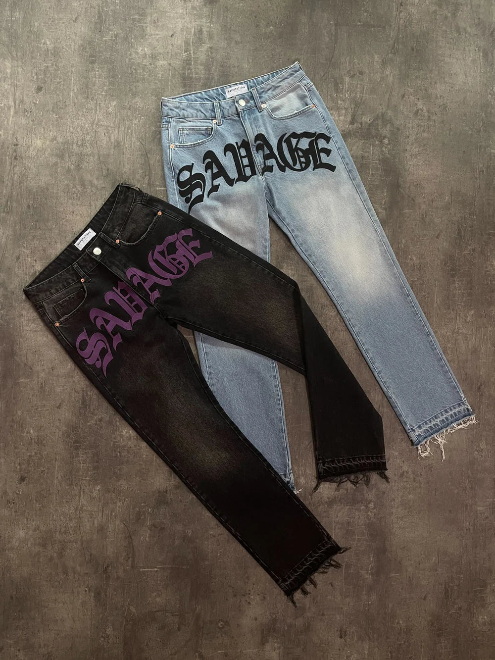 SAVAGE DENIM - BLACK