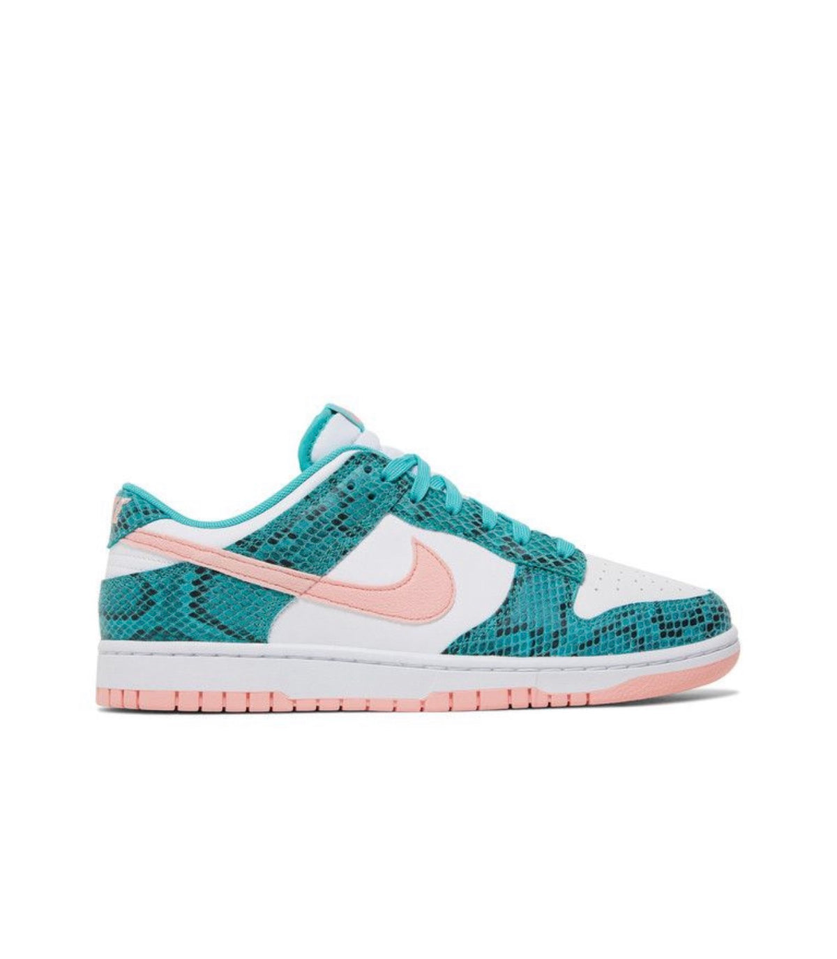 Dunk Low "Snakeskin Washed Teal Bleached Coral"