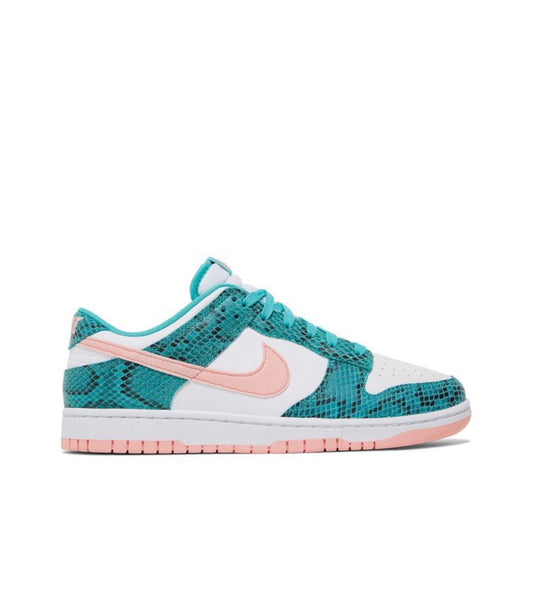 Dunk Low "Snakeskin Washed Teal Bleached Coral"