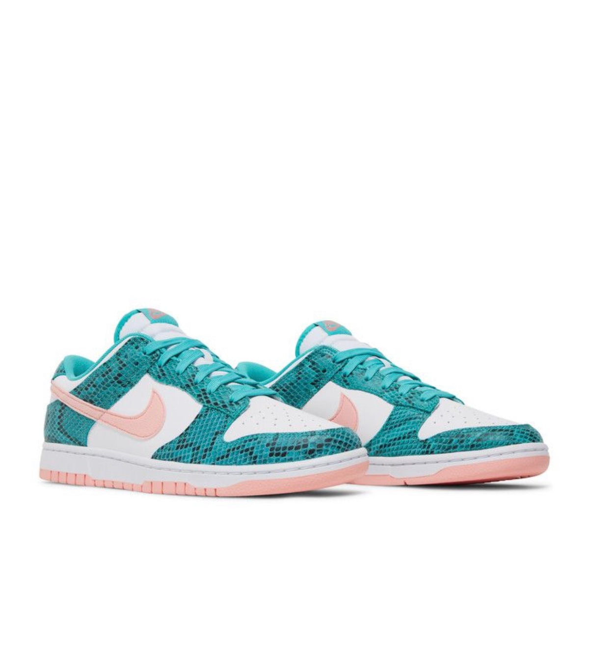 Dunk Low "Snakeskin Washed Teal Bleached Coral"