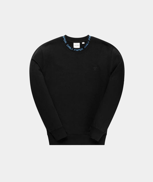 Black Blue Erib Sweater