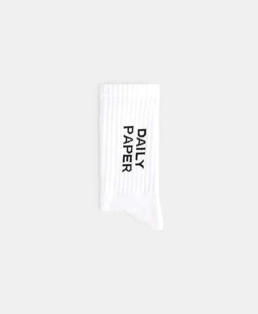 White/black Logotype Socks