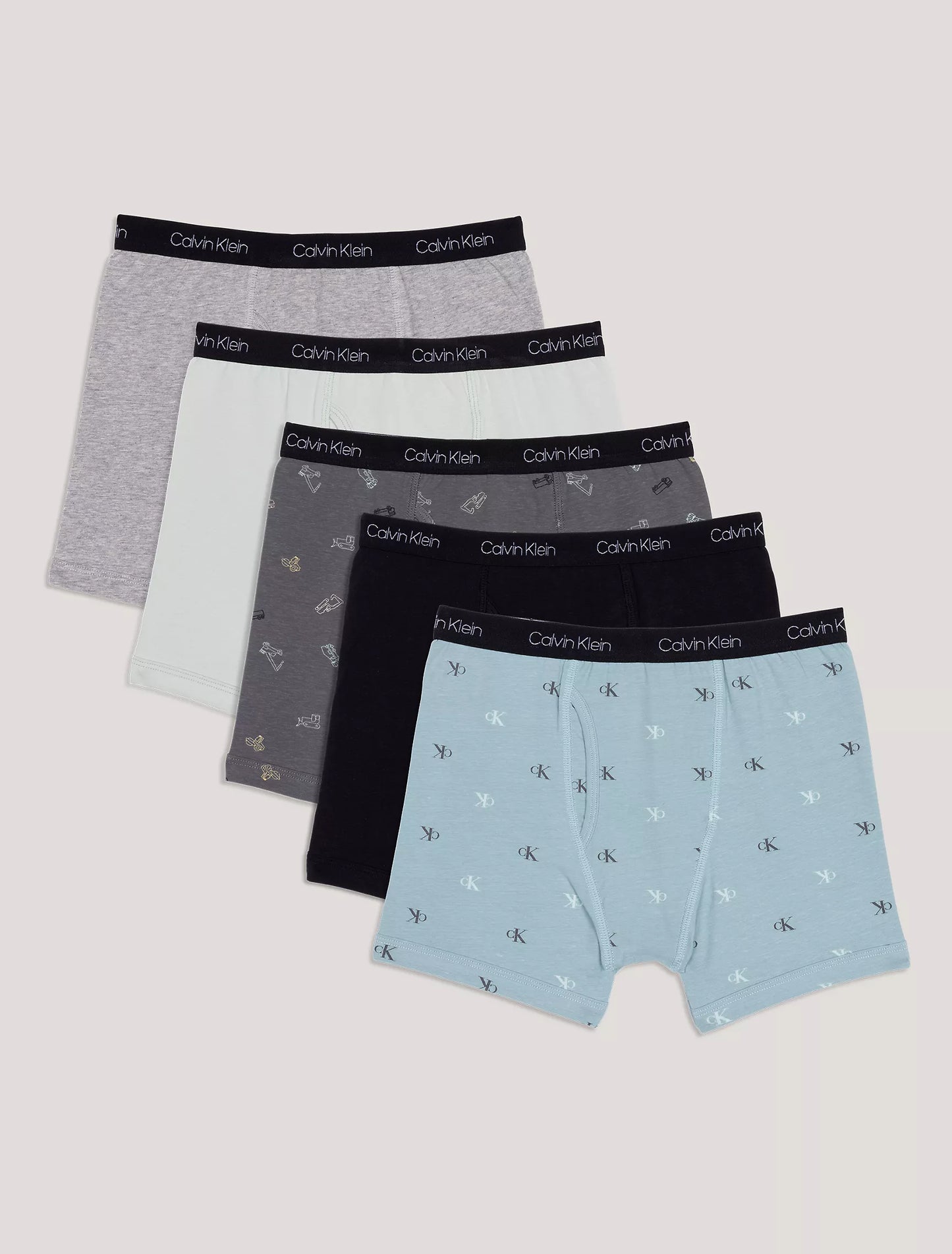 Boys Cotton Stretch 5-Pack Boxer Brief