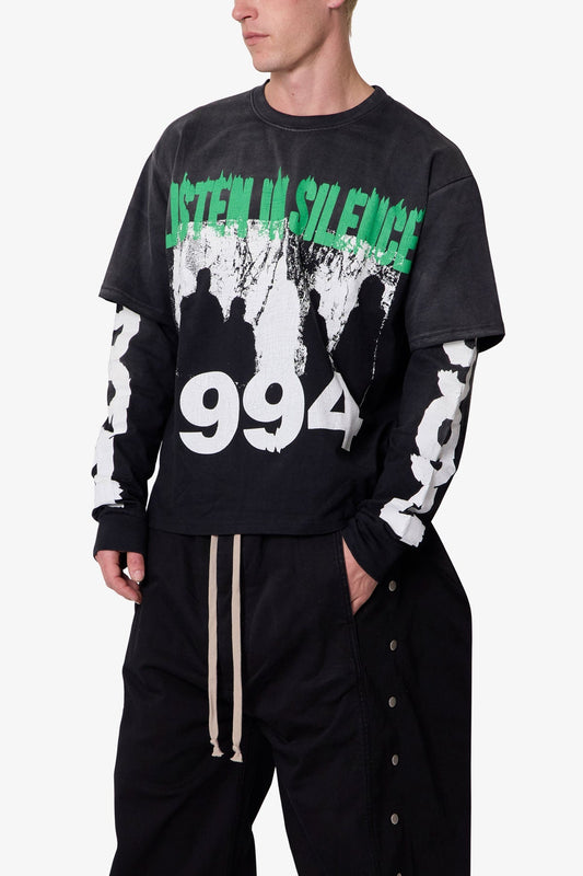 LISTEN IN SILENCE L/S TEE