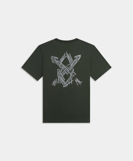 Rosin Green Matchstick Shield T-Shirt
