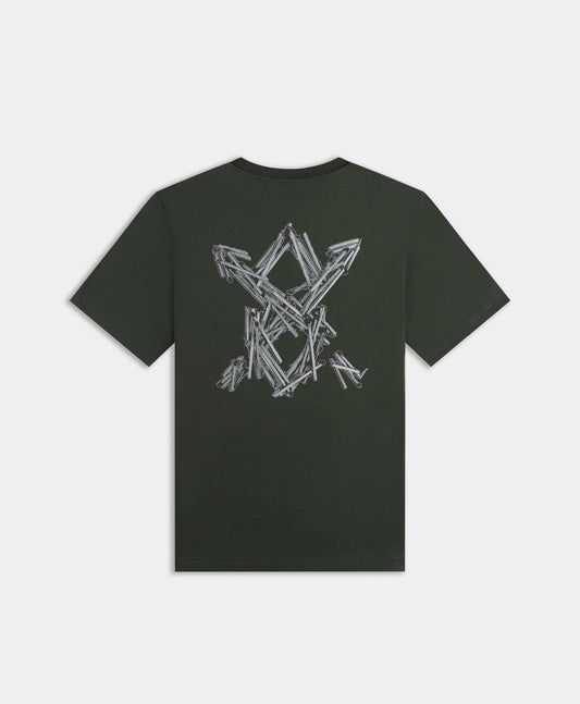 Rosin Green Matchstick Shield T-Shirt