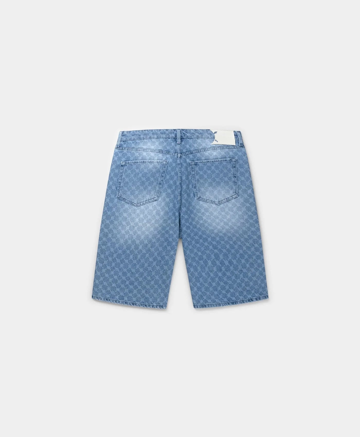 Blue Monogram Denim Shorts