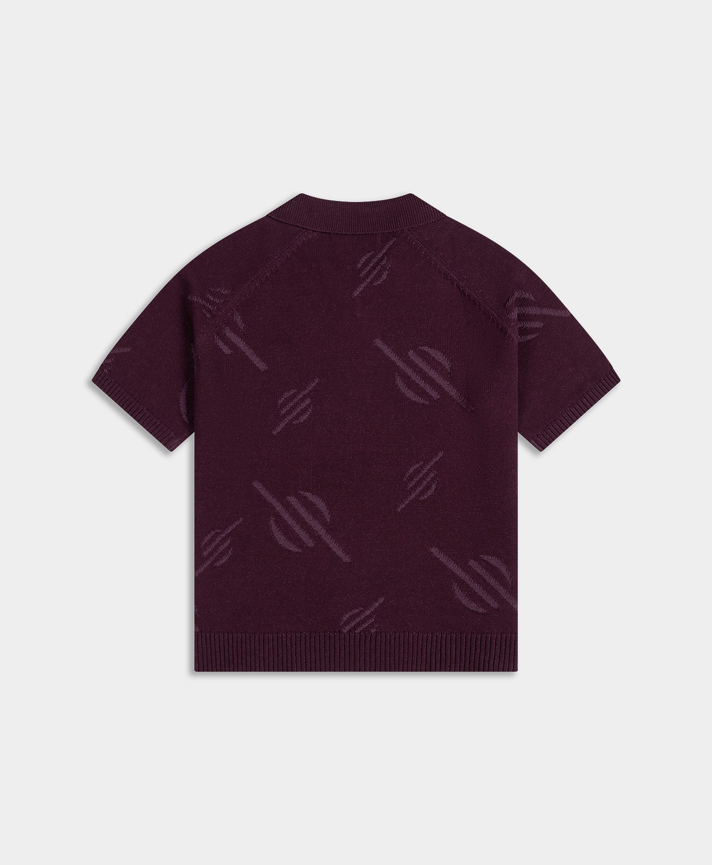 Potent Purple Monogram Polo Knit