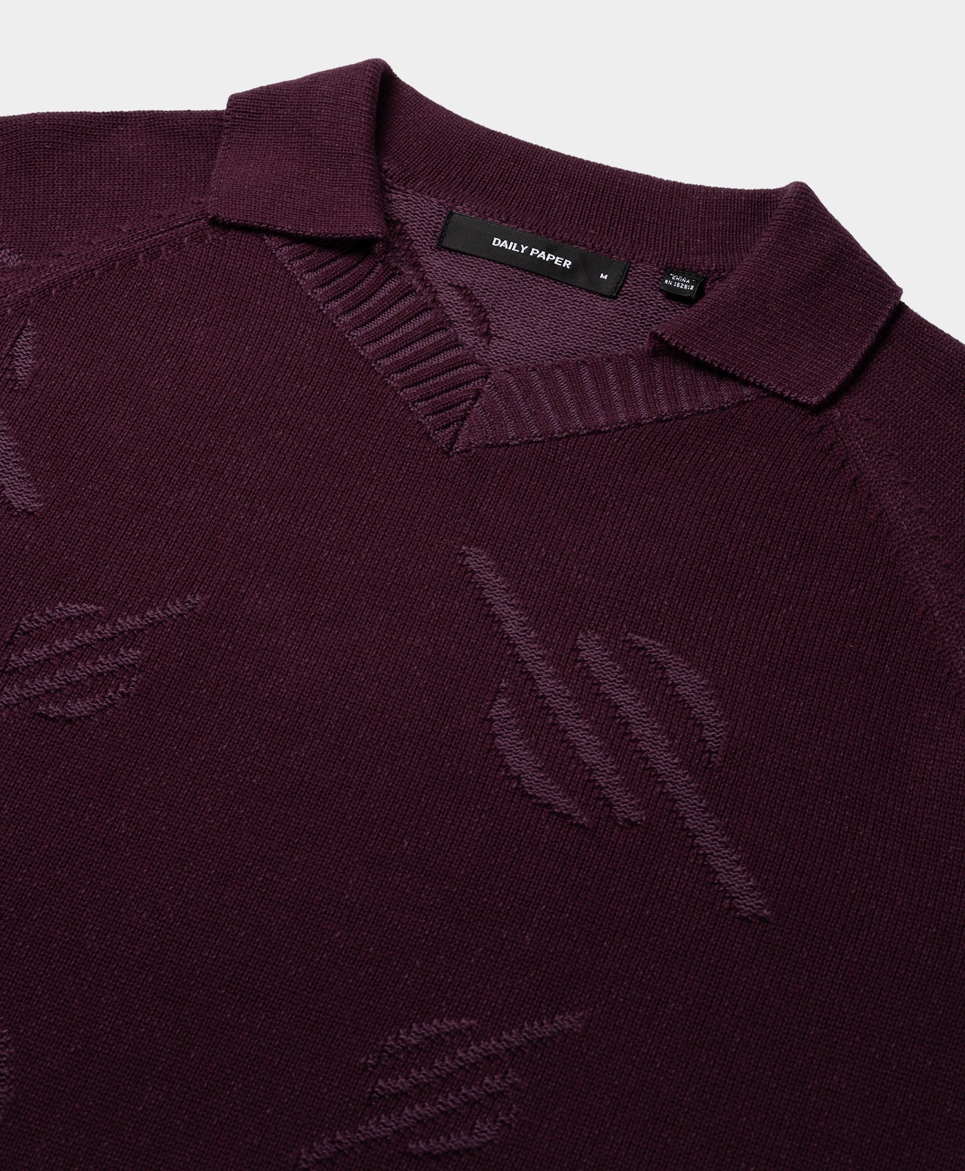 Potent Purple Monogram Polo Knit