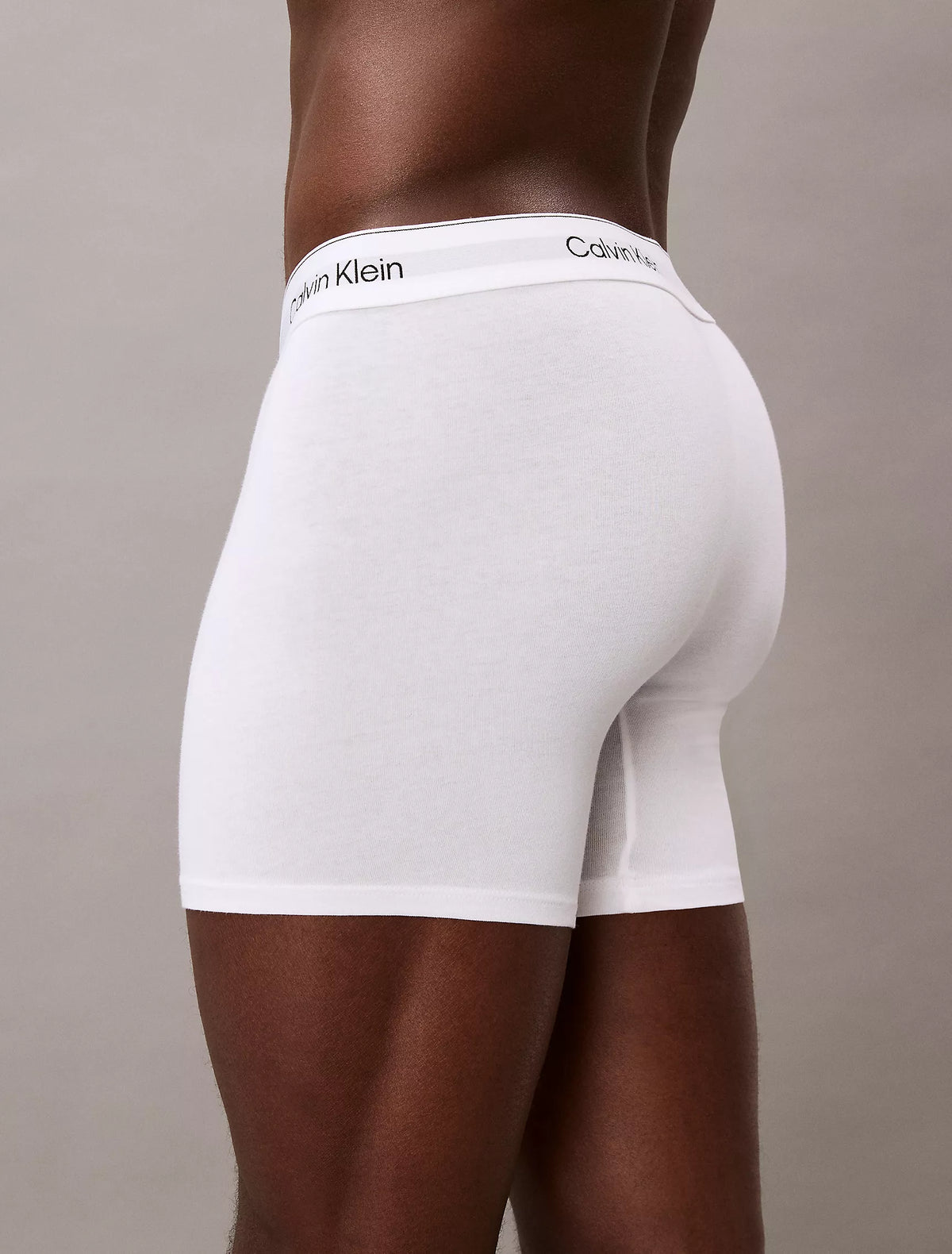White Icon Cotton Stretch 3-Pack Boxer Brief