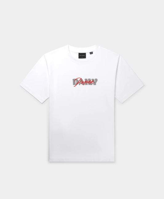 White Overwritten T-Shirt