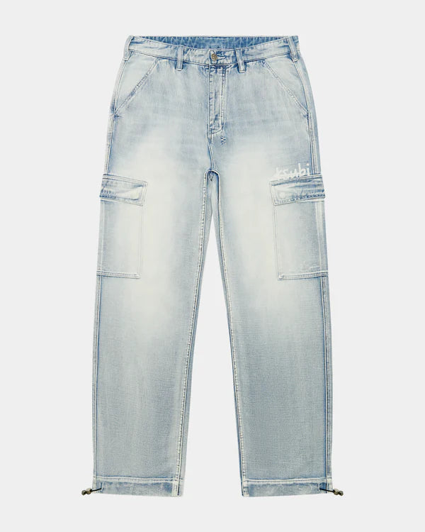 riot cargo pant blue ice