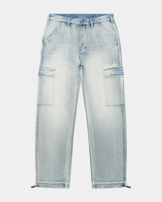 riot cargo pant blue ice