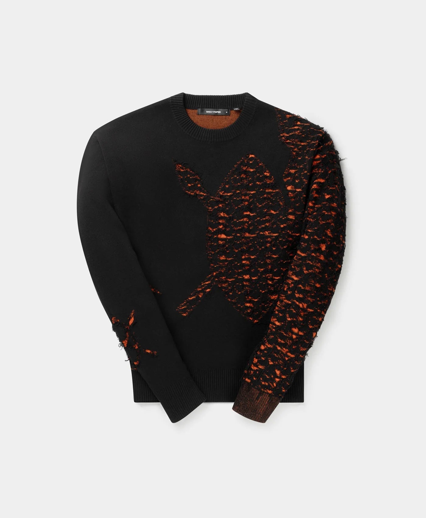 Black Burnt Ochre Orange Palase Sweater