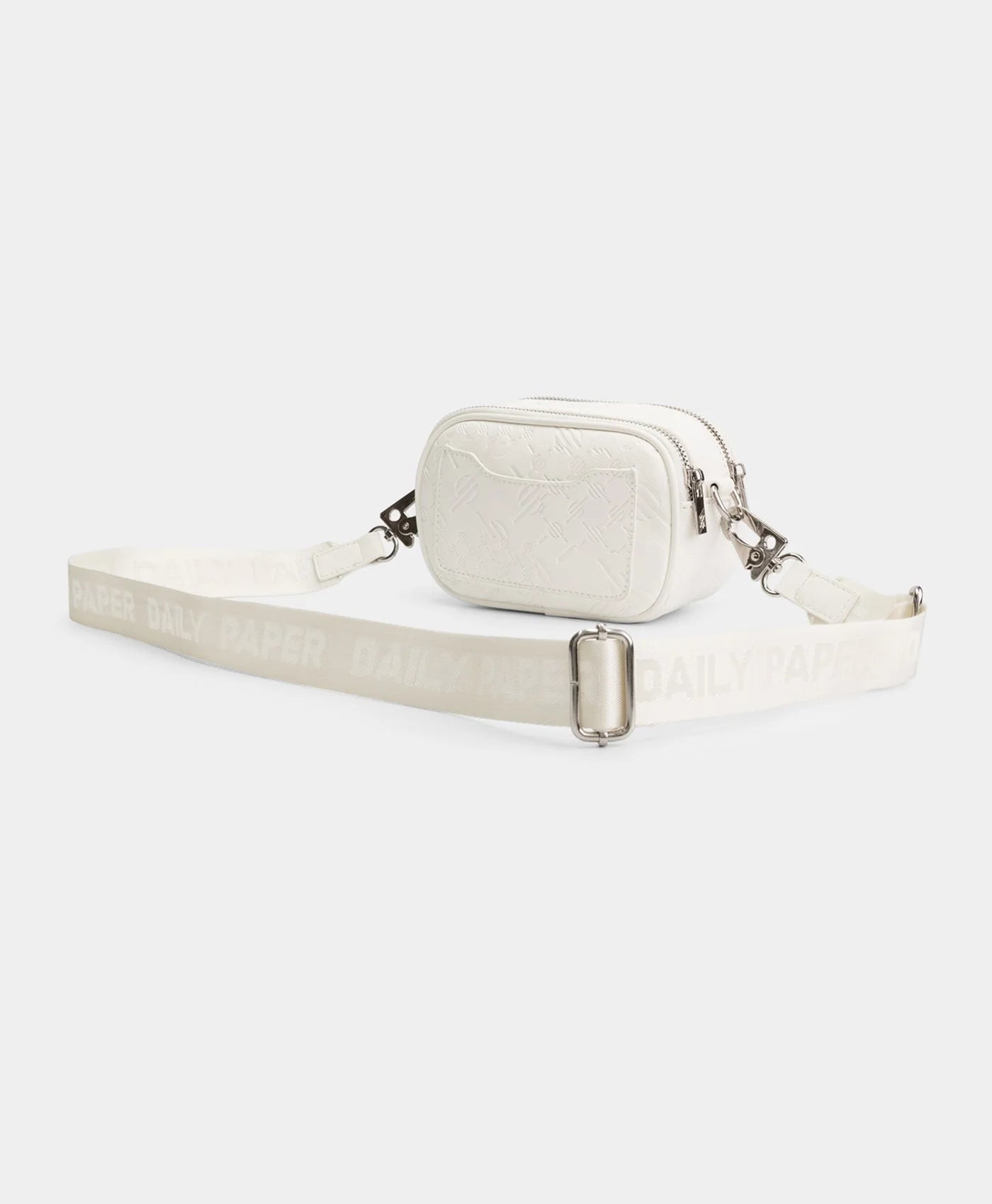 Egret White Monogram Pay Bag