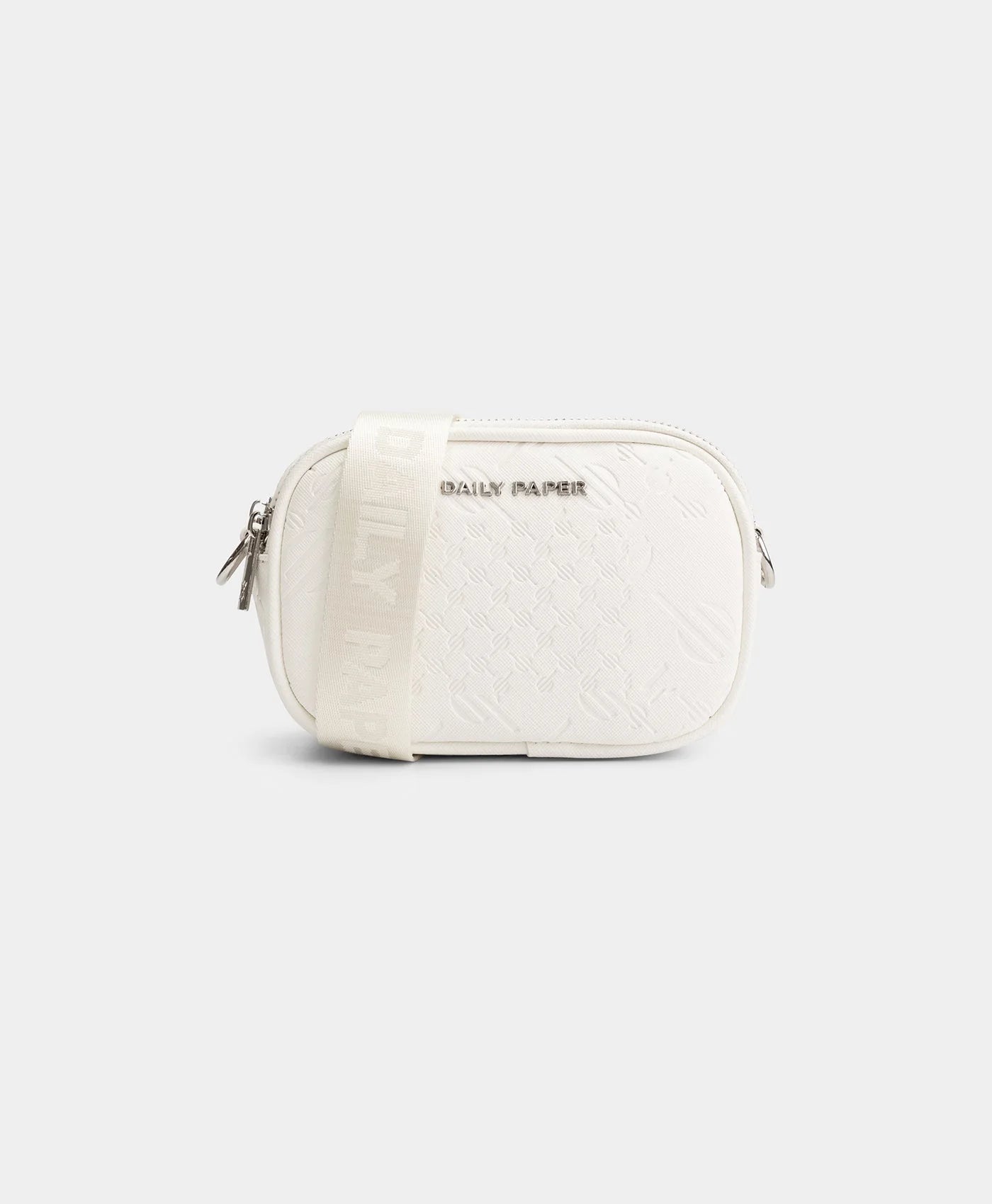 Egret White Monogram Pay Bag