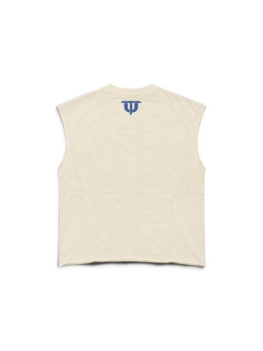 Cherub Graphic Muscle Tank - Beige
