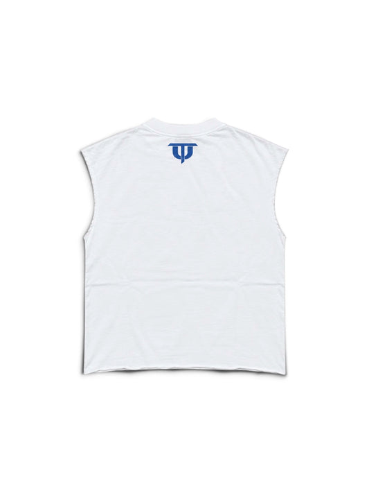 Cherub Graphic Muscle Tank - White