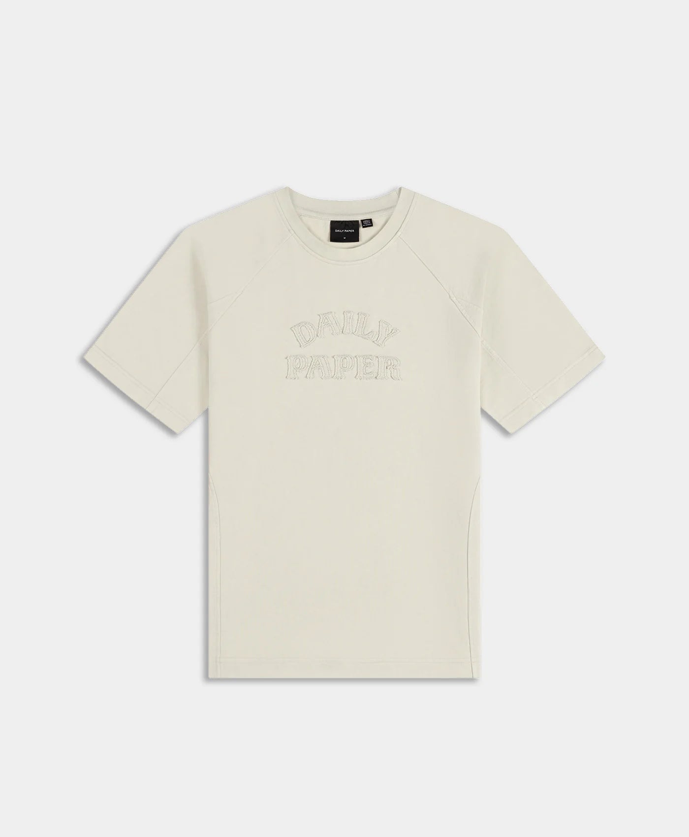 Off White Raglan Stacked Dias Washed Jersey T-Shirt