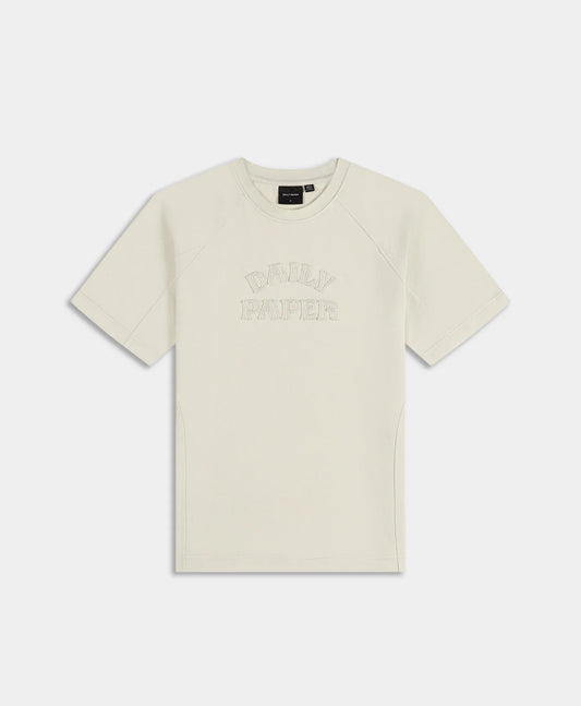 Off White Raglan Stacked Dias Washed Jersey T-Shirt