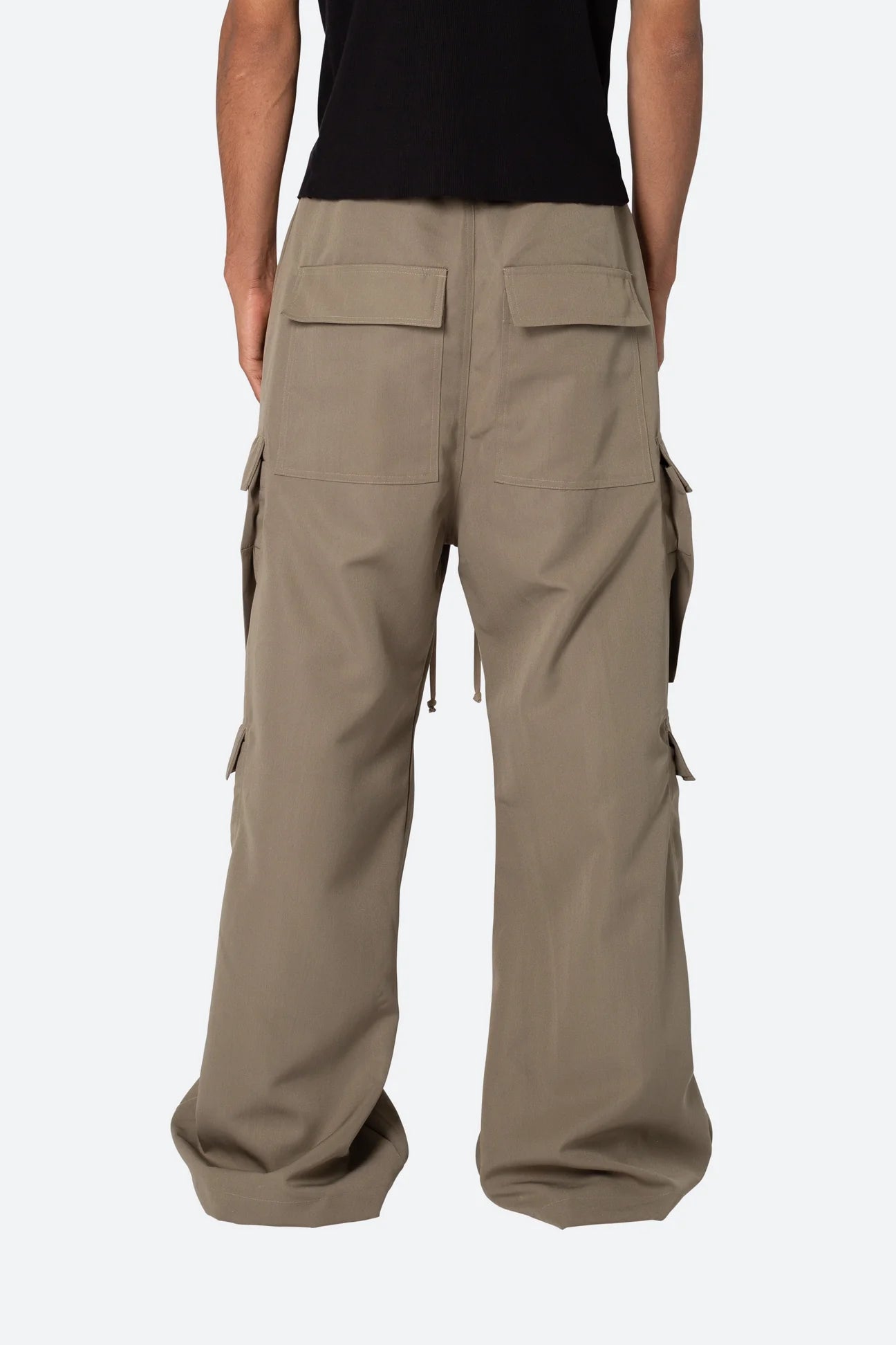 RAVE DOUBLE CARGO PANTS - OLIVE