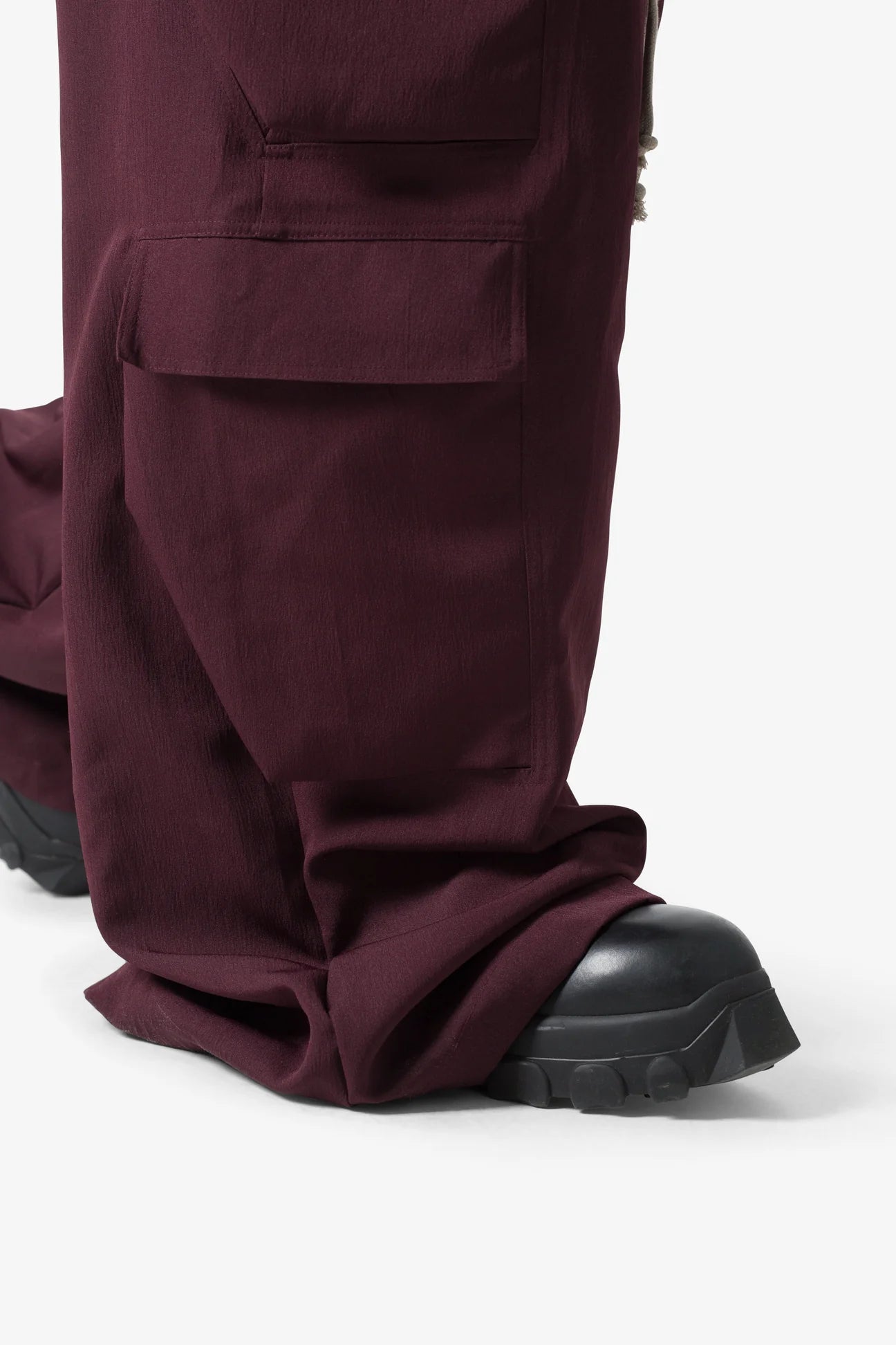 RAVE DOUBLE CARGO PANTS - PLUM