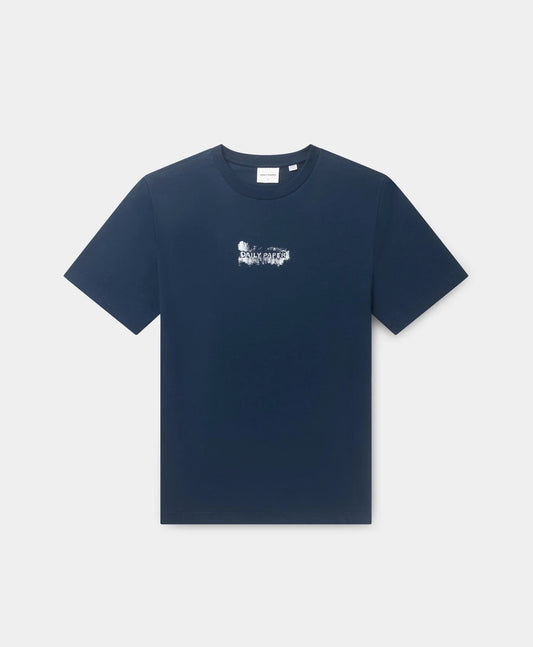 Peagant Blue Scratch Logo T-Shirt