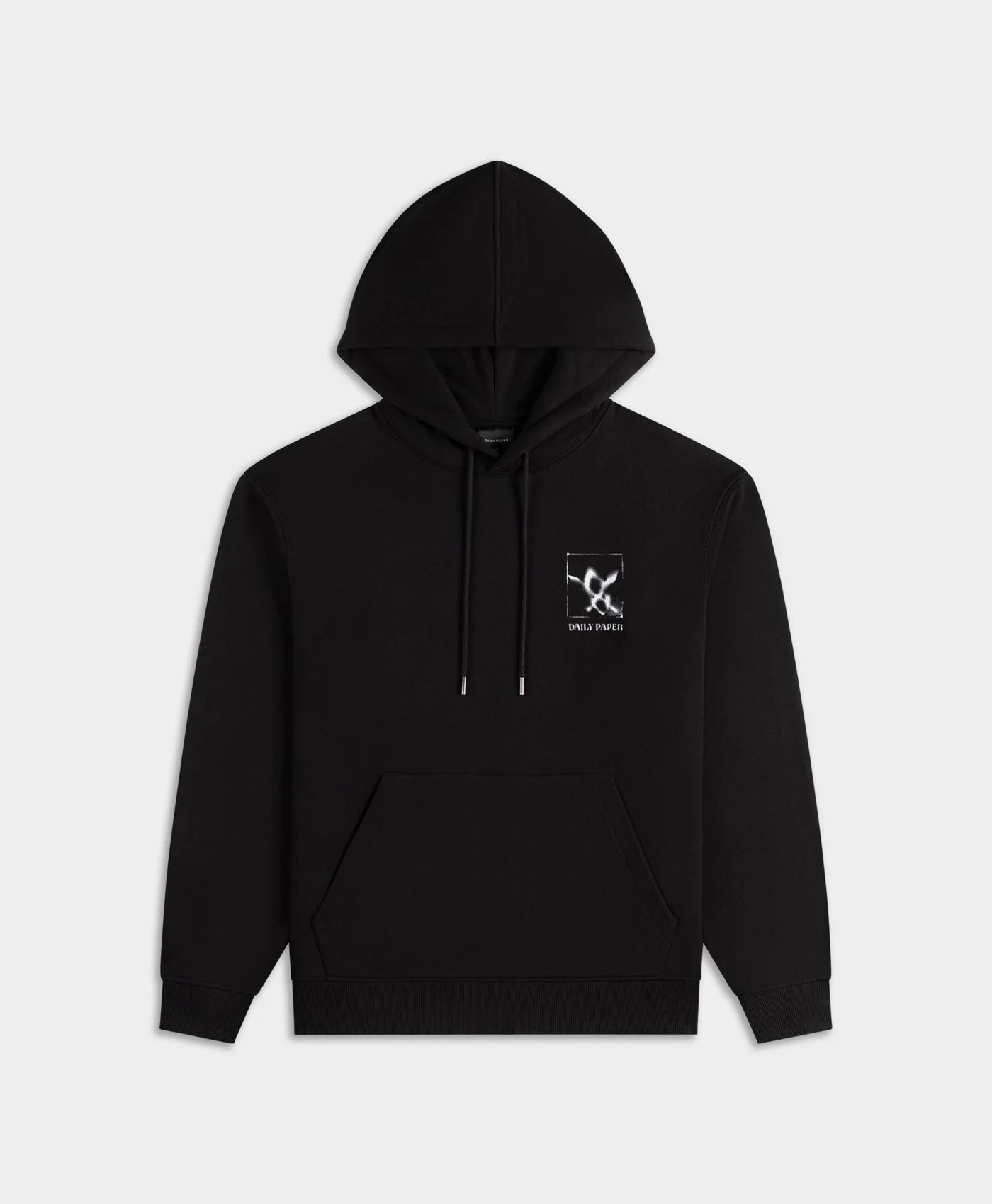 Black Shadow Grid Hoodie