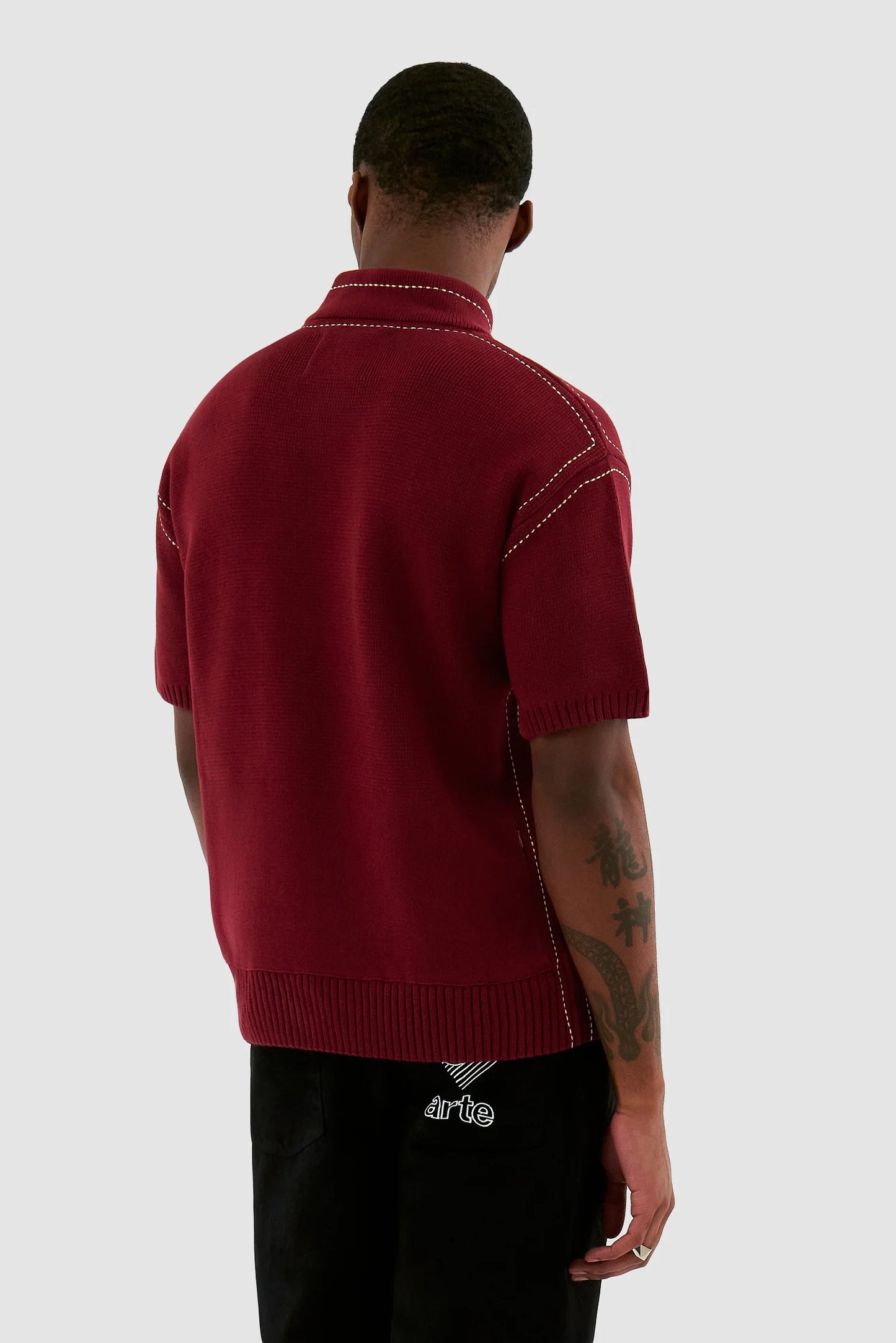 Kane Logo Knit - ~Red