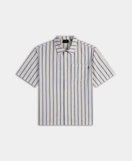 Blue Wing Teal DP Blocked SS Shirt