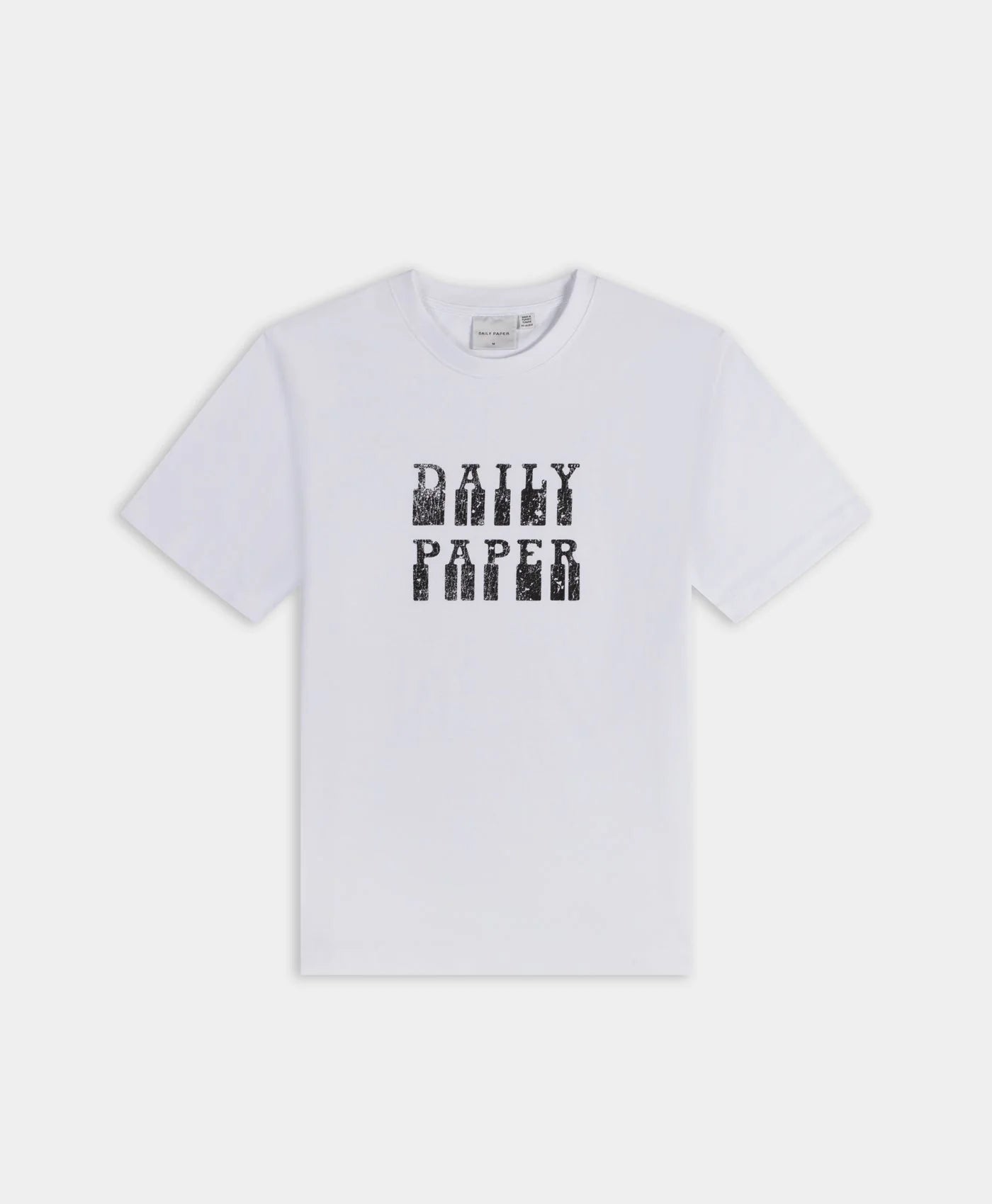 White DP Blocked SS T-Shirt