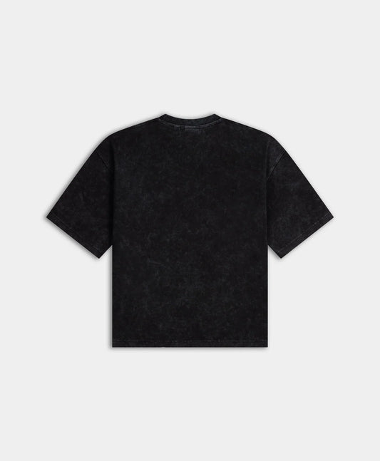 Washed Black Shield Helmet SS T-Shirt