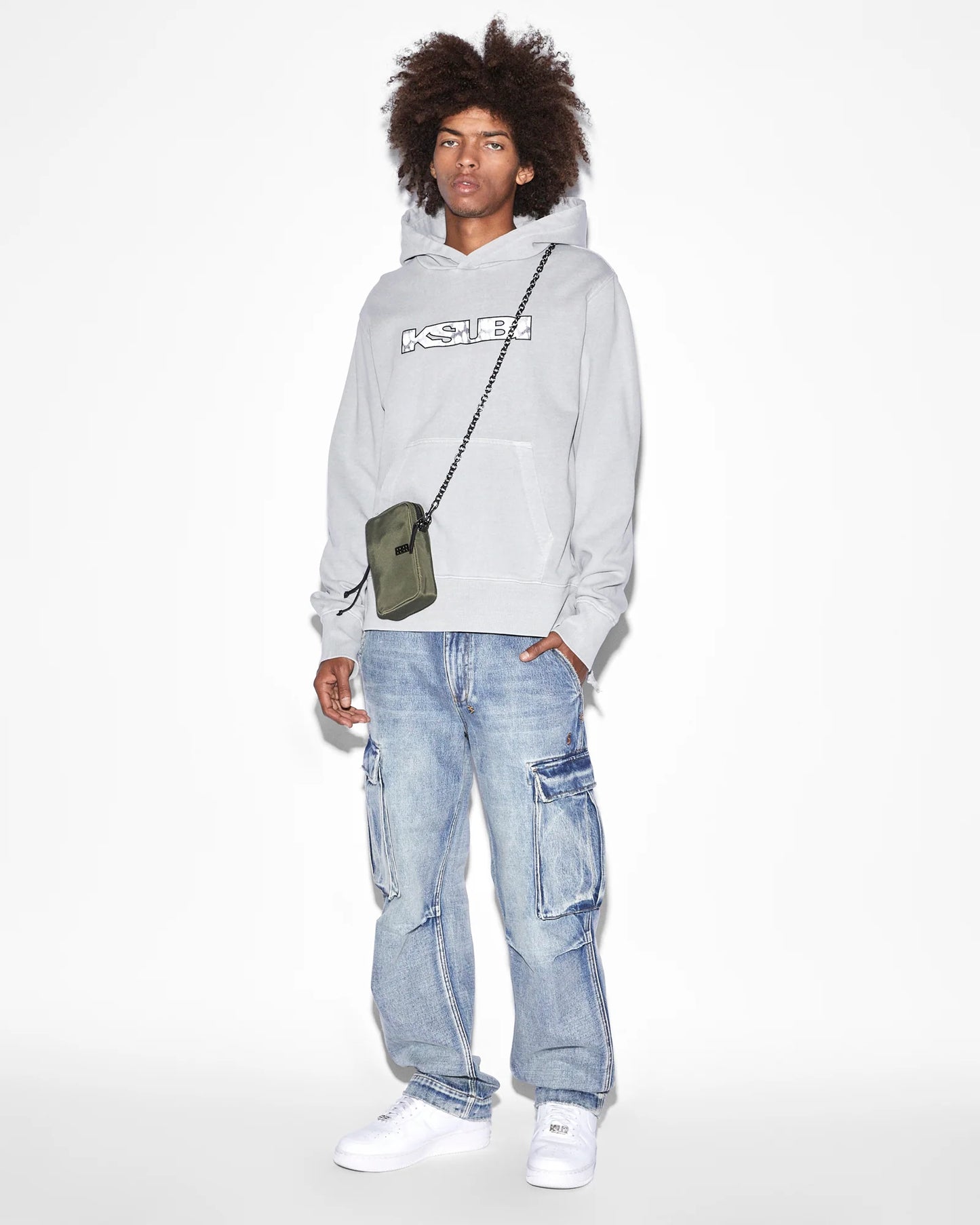 riot cargo pant punk blue