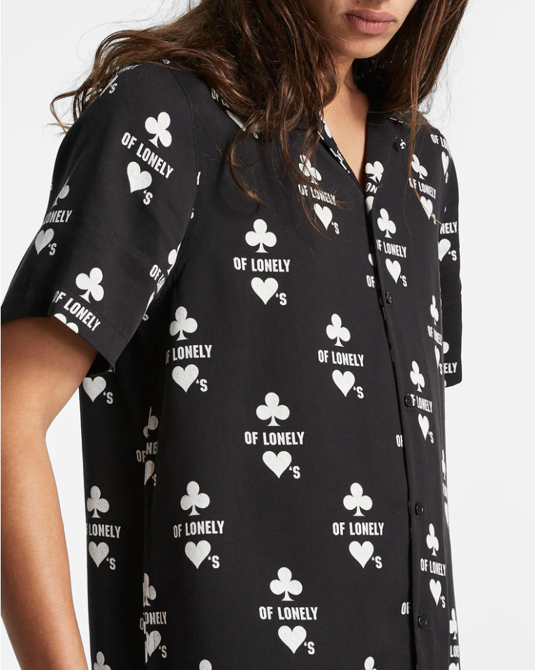 Klub Of Hearts Resort Ss Shirt Black