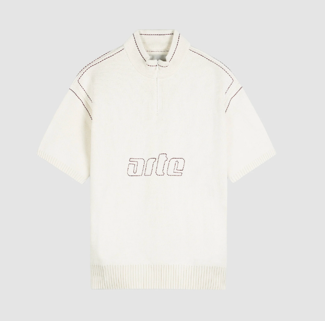 Kane Logo Knit - White