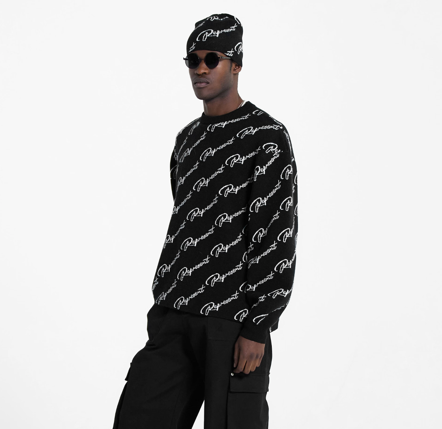 REPRESENT JACQUARD SWEATER