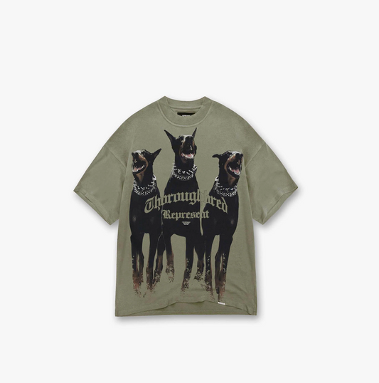 THOROUGHBRED T-SHIRT - KHAKI