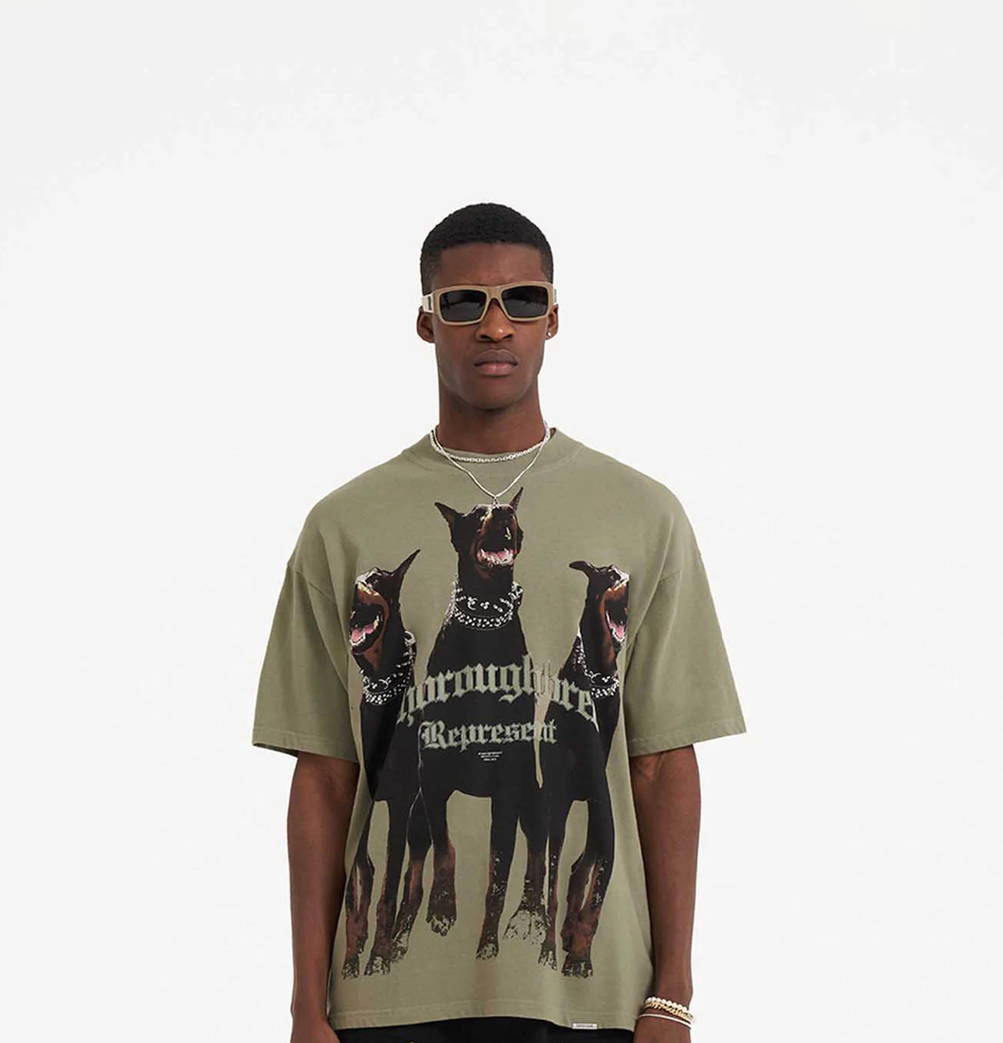 THOROUGHBRED T-SHIRT - KHAKI