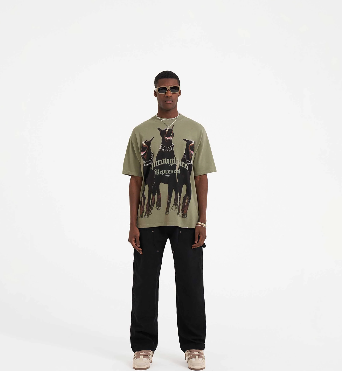 THOROUGHBRED T-SHIRT - KHAKI