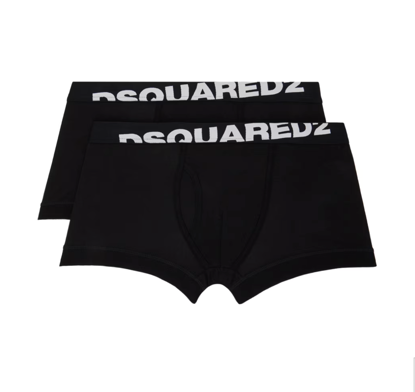 Two-Pack Black Boxer Briefs