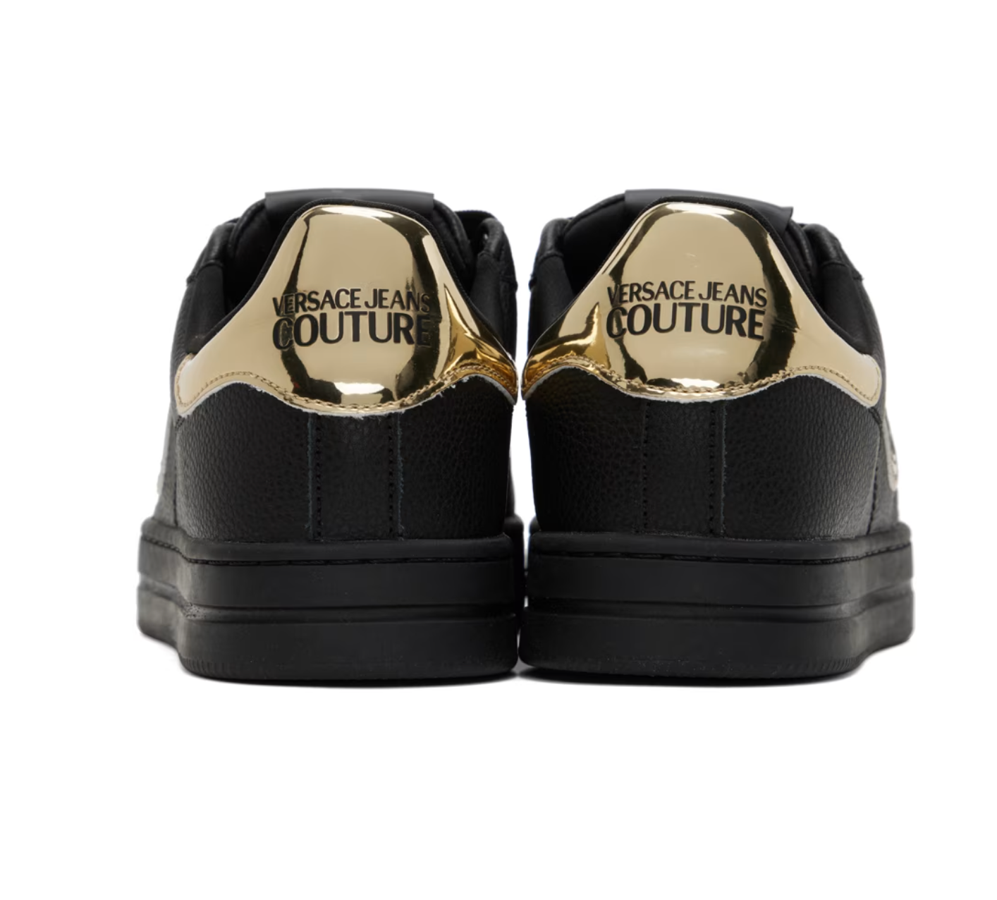 Black V-Emblem Court 88 Sneakers