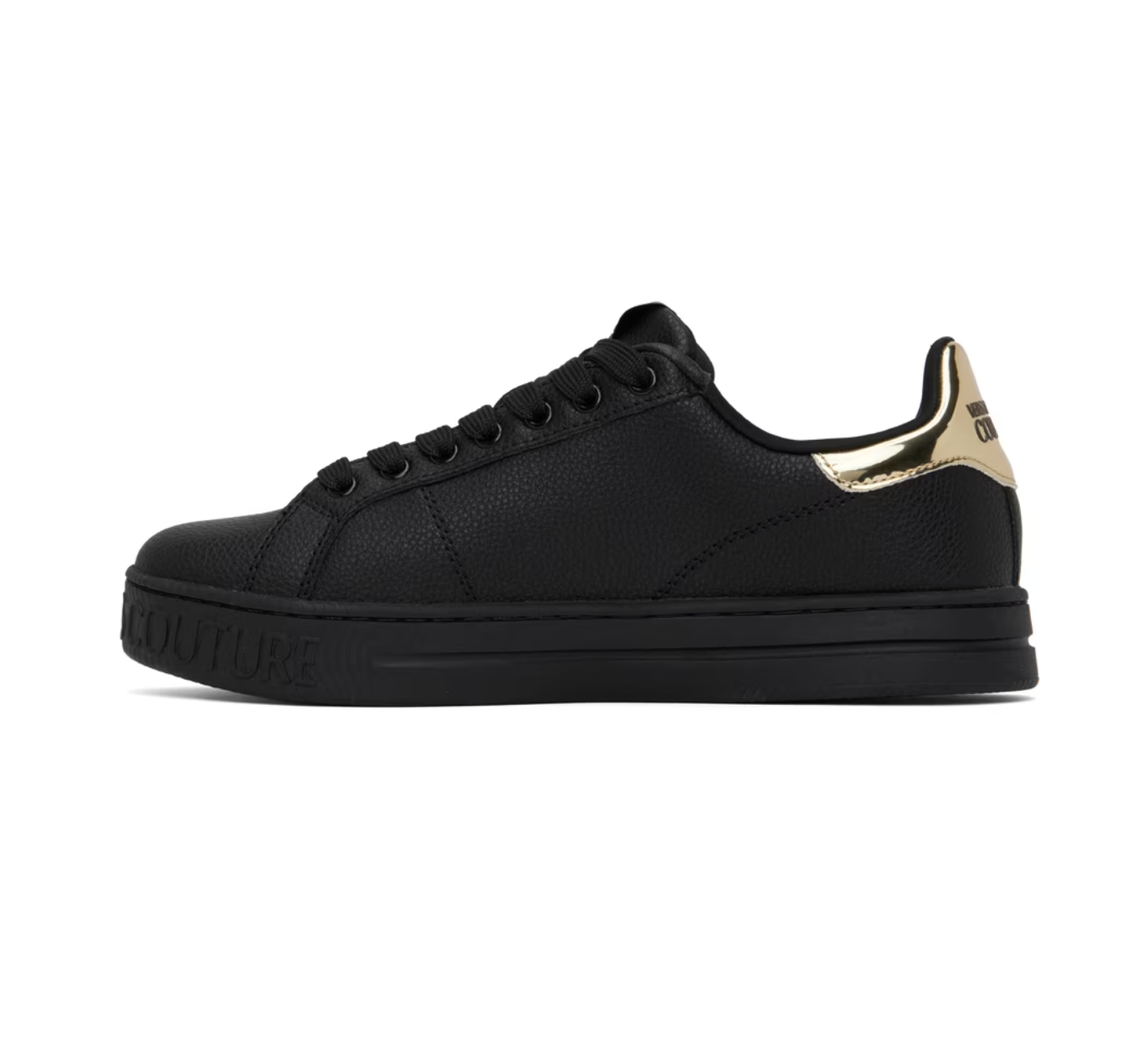 Black V-Emblem Court 88 Sneakers