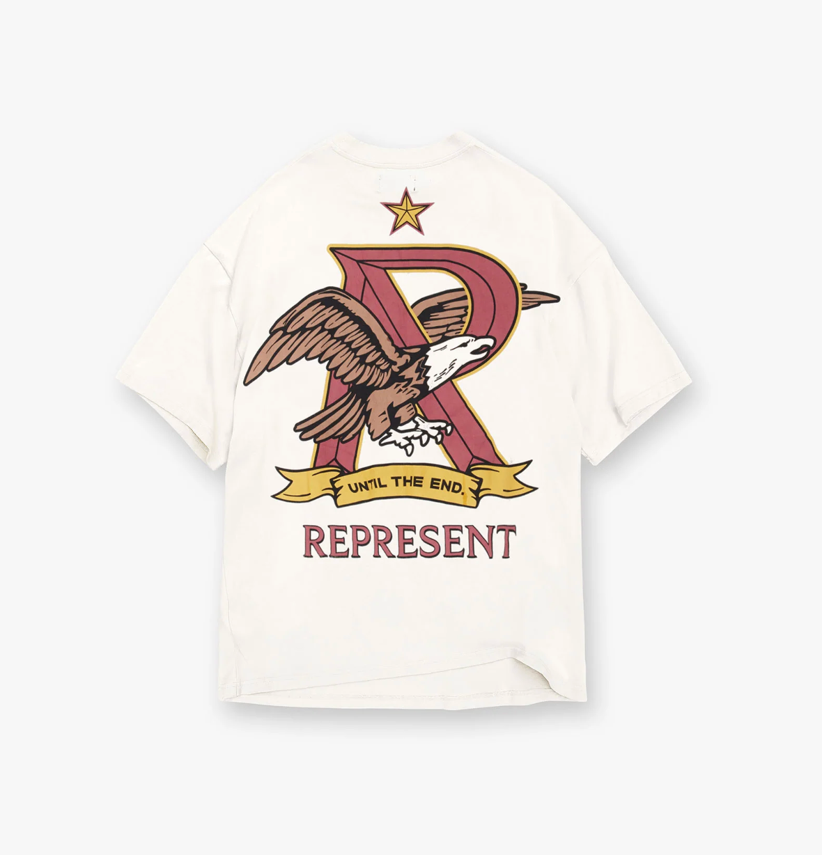 Represent X End Eagles T-Shirt - Flat White