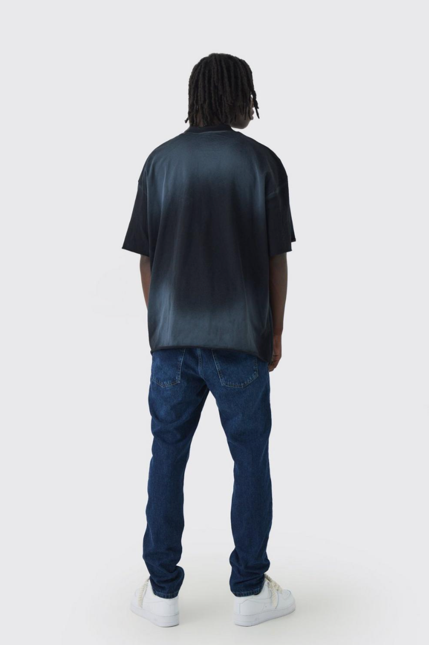 Slim Fit Seam Detail Jeans