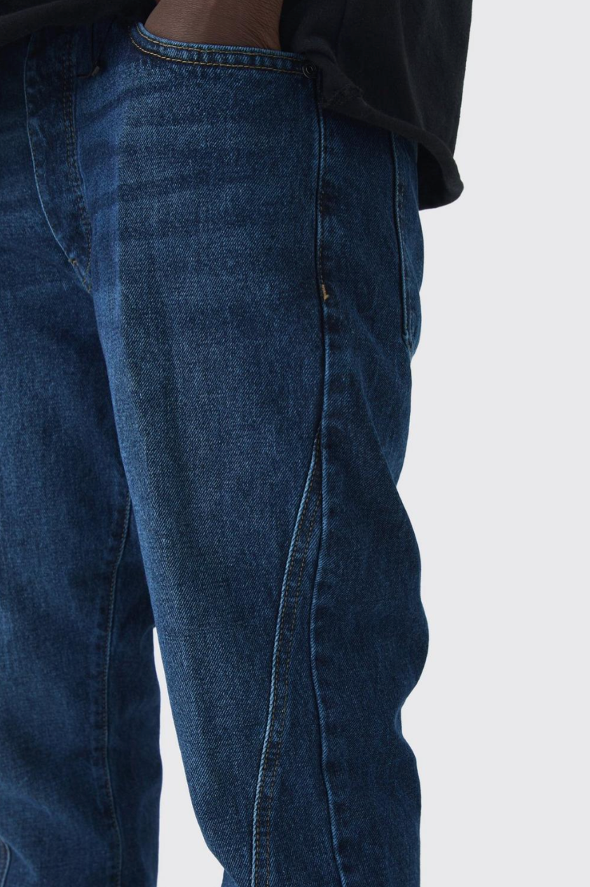 Slim Fit Seam Detail Jeans