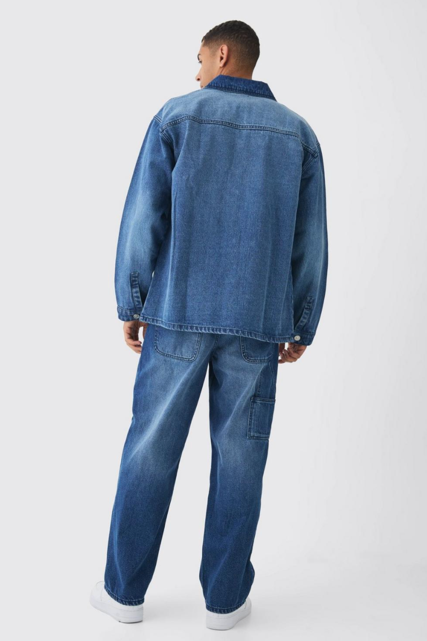Rigid Baggy Carpenter Dyed Jeans