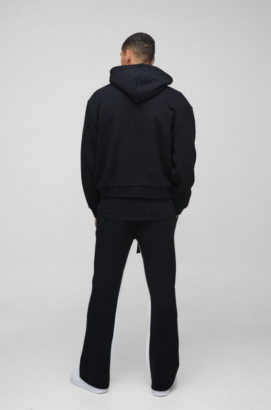 Oversized Boxy M Star Extended Drawcord Hooded Tracksuit