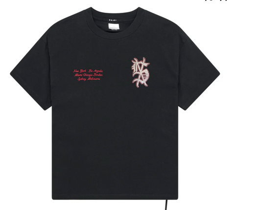 playoff ekcess ss tee jet black